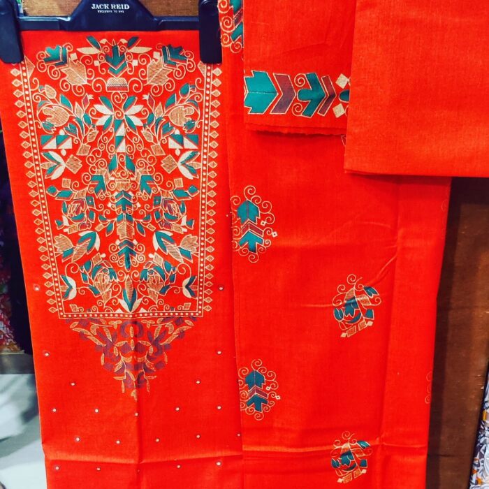 Skin print three pis unstitched collection for women